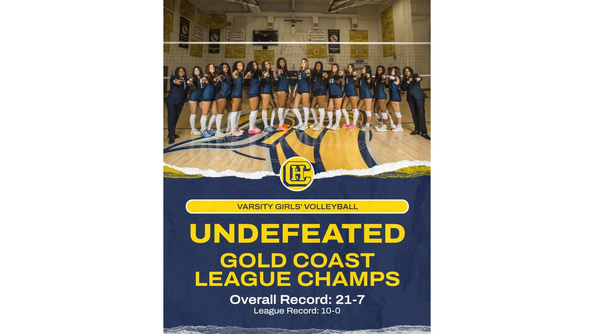 Girls' Volleyball League Champs