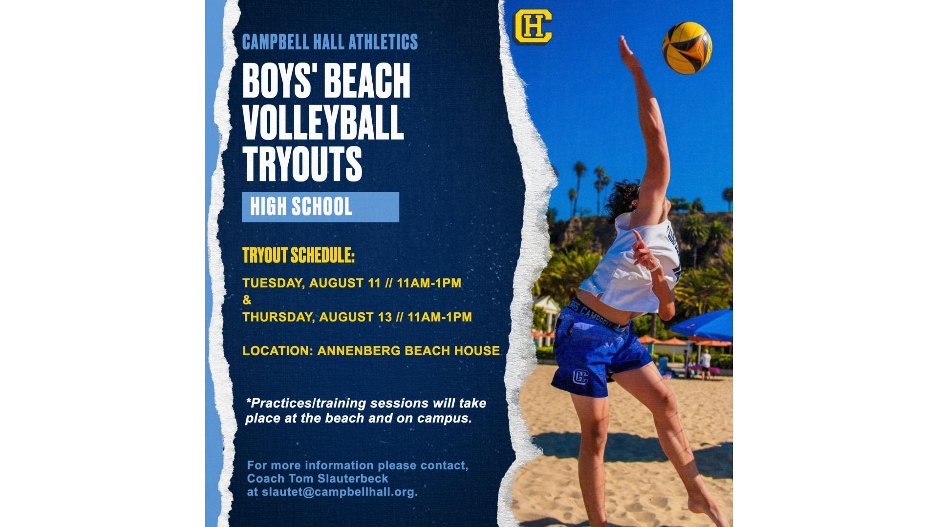 Boys' Beach Volleyball Tryouts