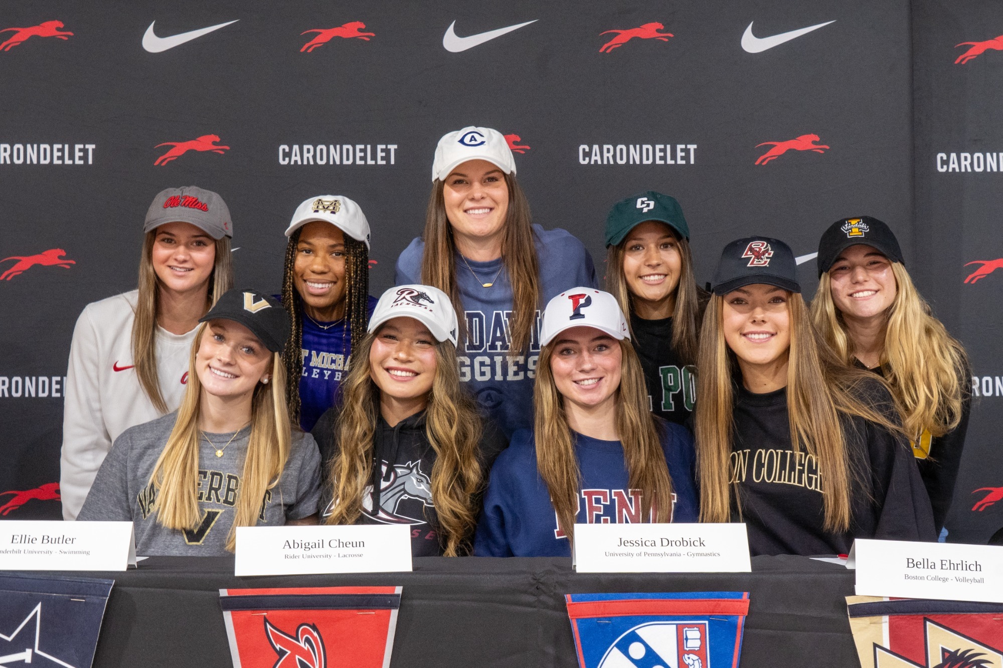 Nine Carondelet Student-Athletes Sign Commitments Fall 2024