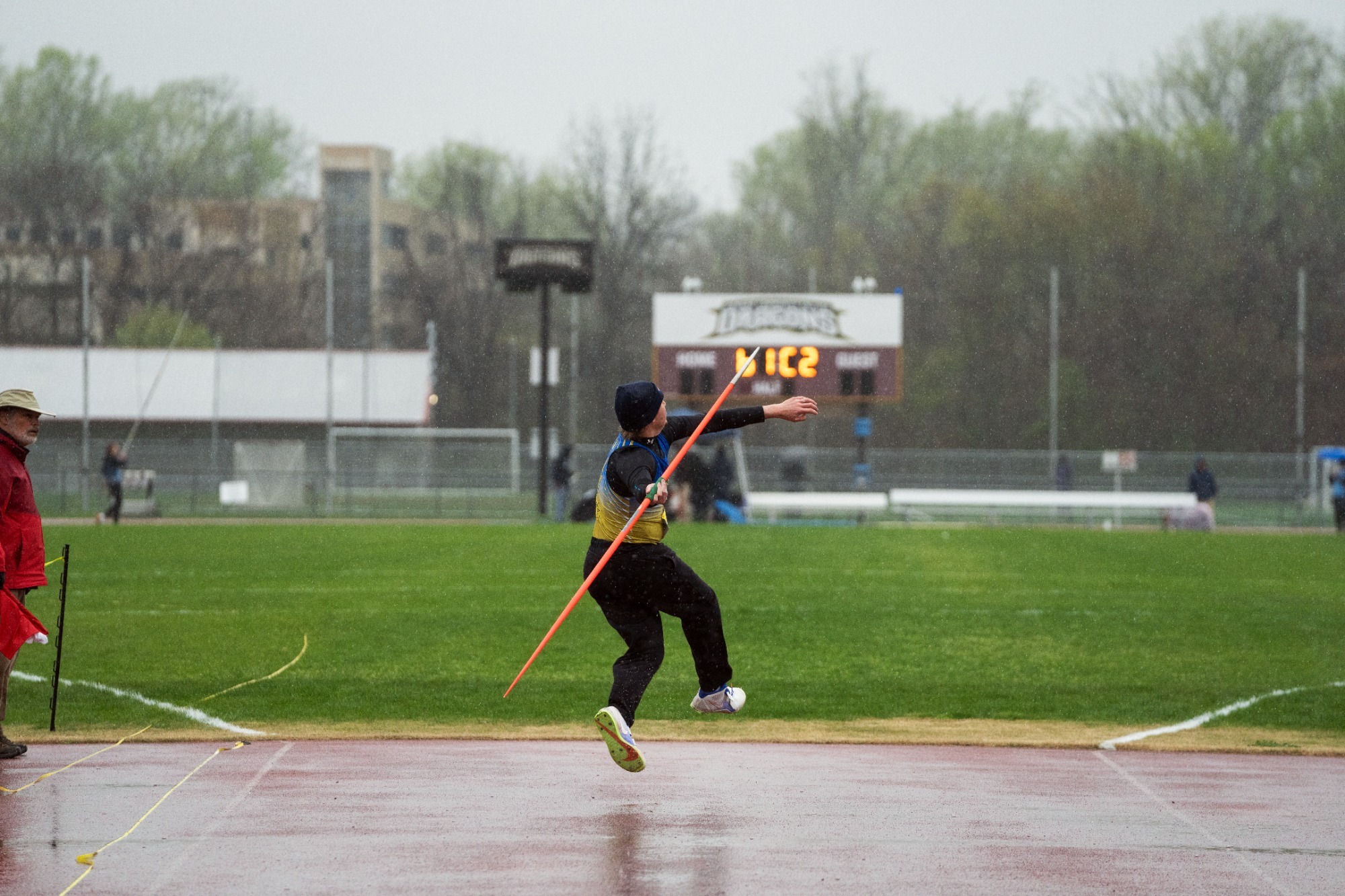 Rich Throws Javelin