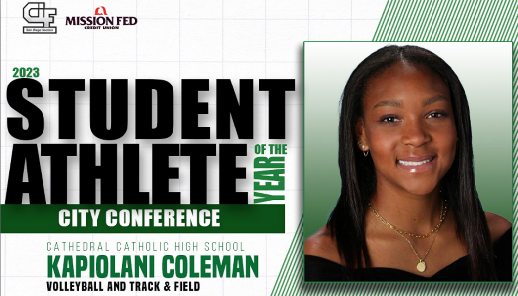 Mission Fed Student Athlete of the Year - Kapi Coleman '23