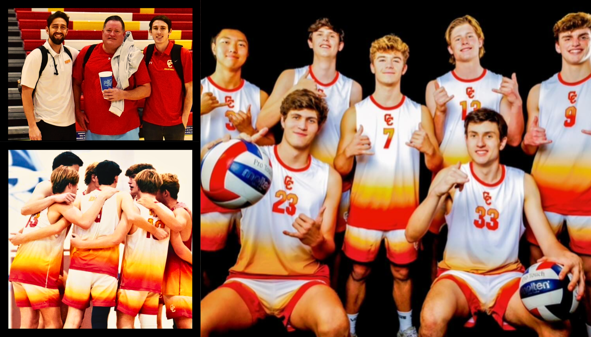 Boys' Indoor Seniors and Coach