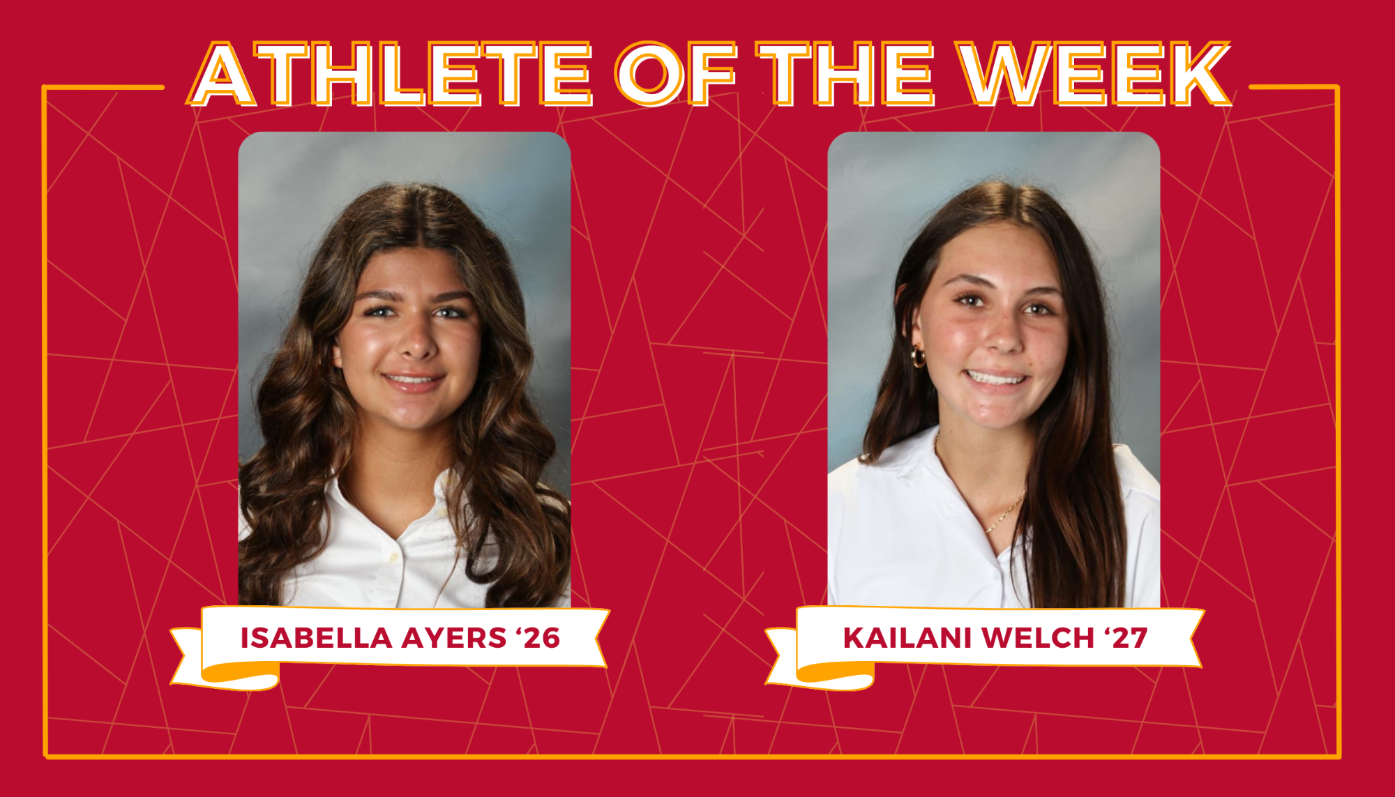 Beach Athletes of the Week - Ayers and Welch