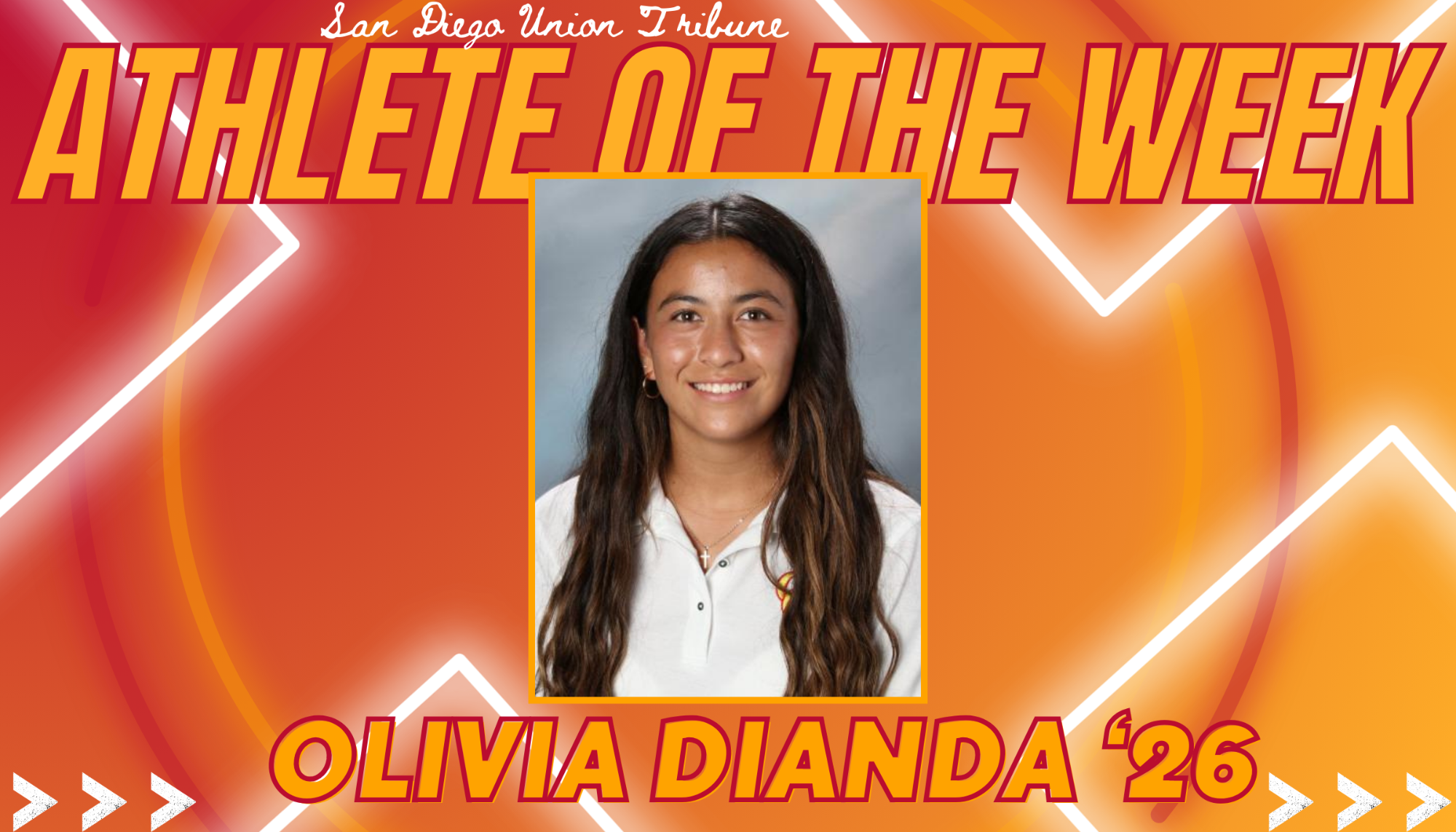 SDUT Player of the Week Olivia Dianda