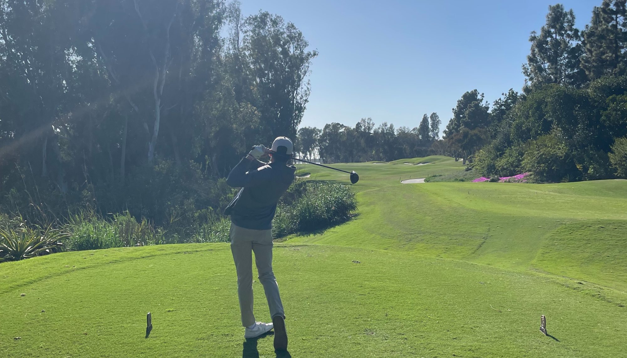 golf action shot april 2025