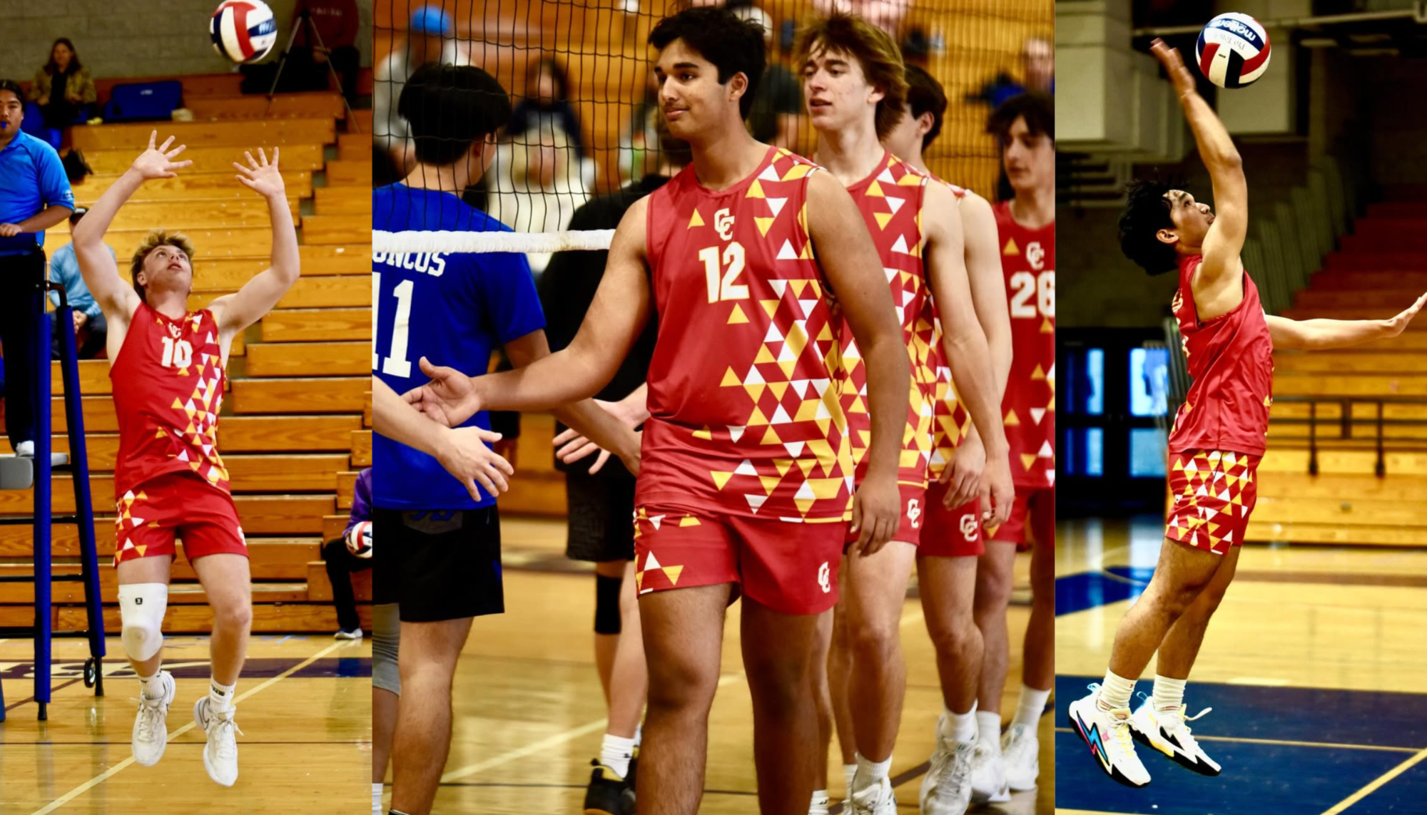 Boys Volleyball Collage