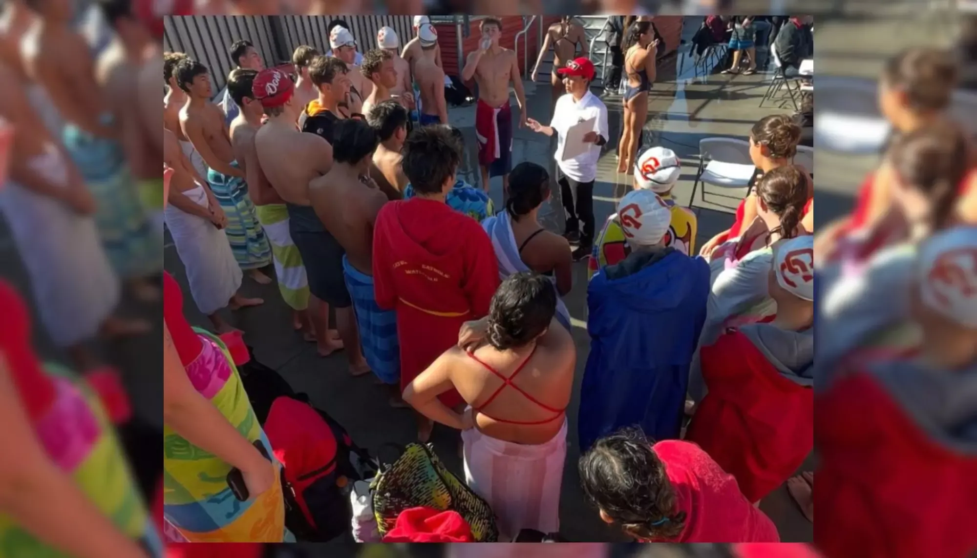 Swim Team Shot post race