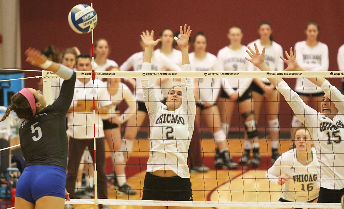 UChicago Volleyball Concludes Historic Season; Falls to Aurora in NCAA