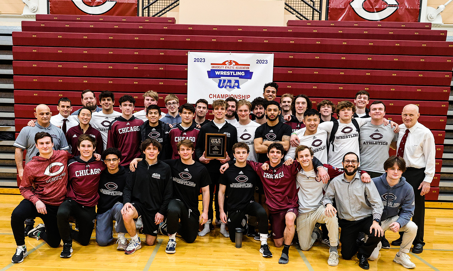 UChicago Wrestling Claims 2023 UAA Championship Crown University of