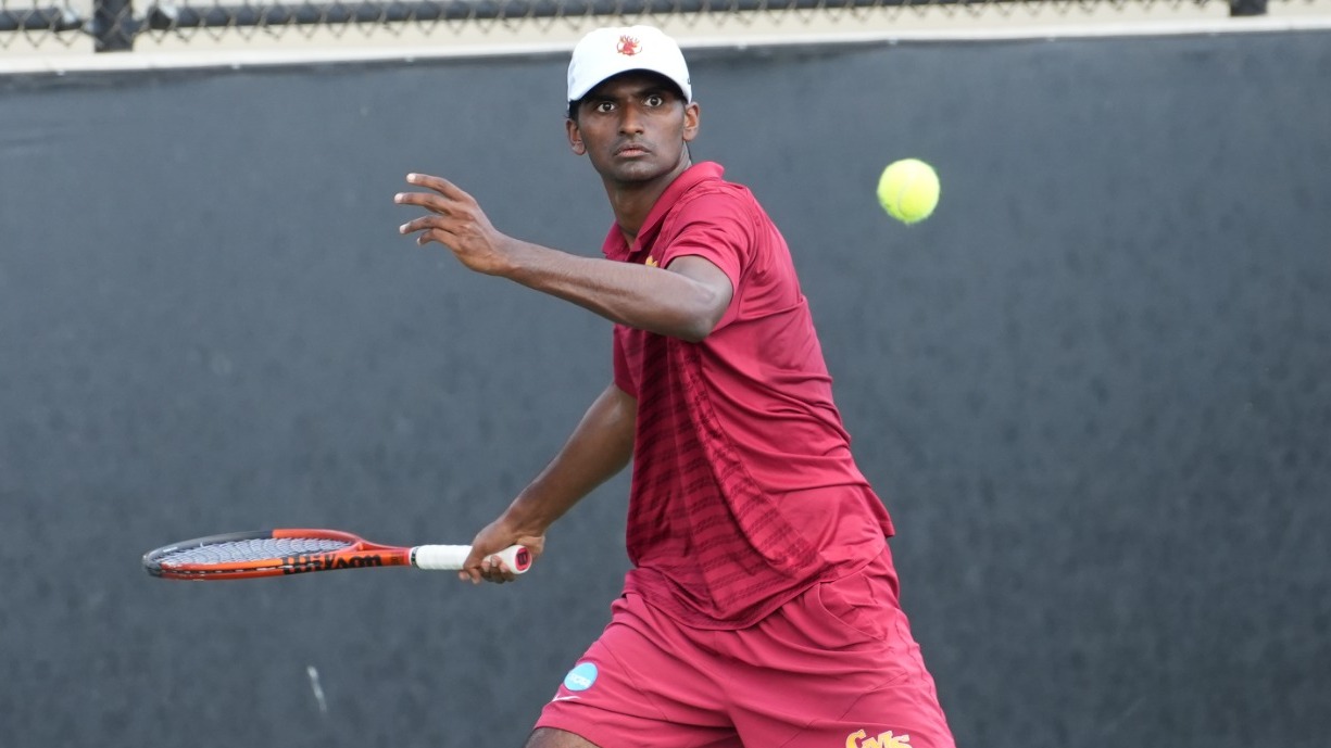 Advik Mareedu action shot