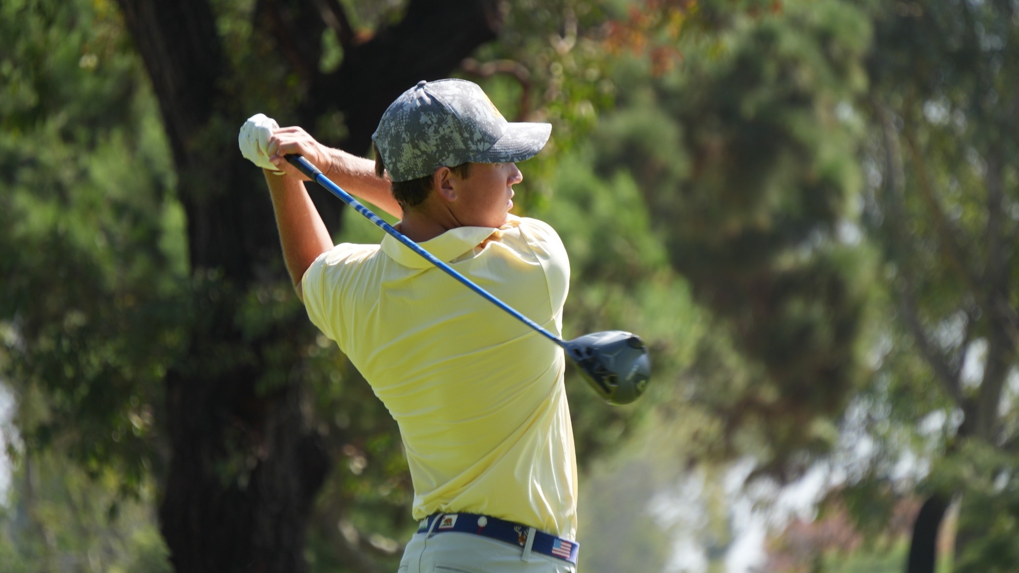 Logan Mills tee shot