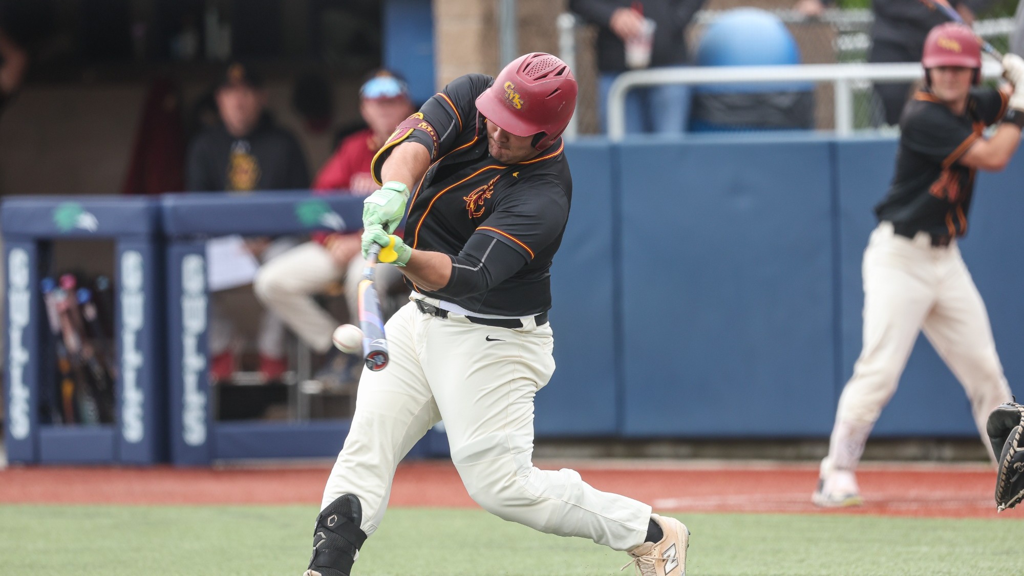 Andrew Mazzone hitting