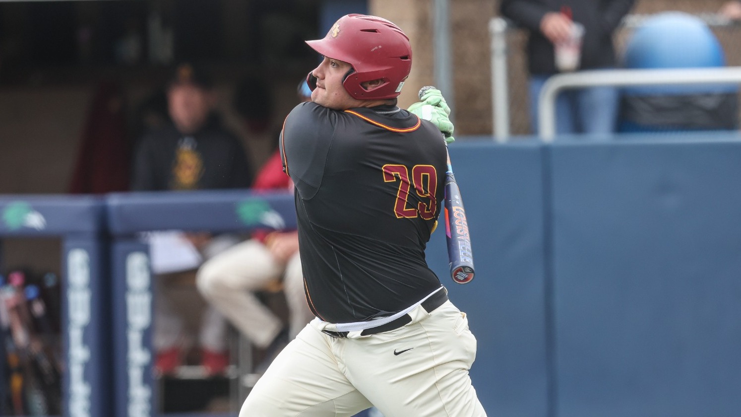 Andrew Mazzone swinging