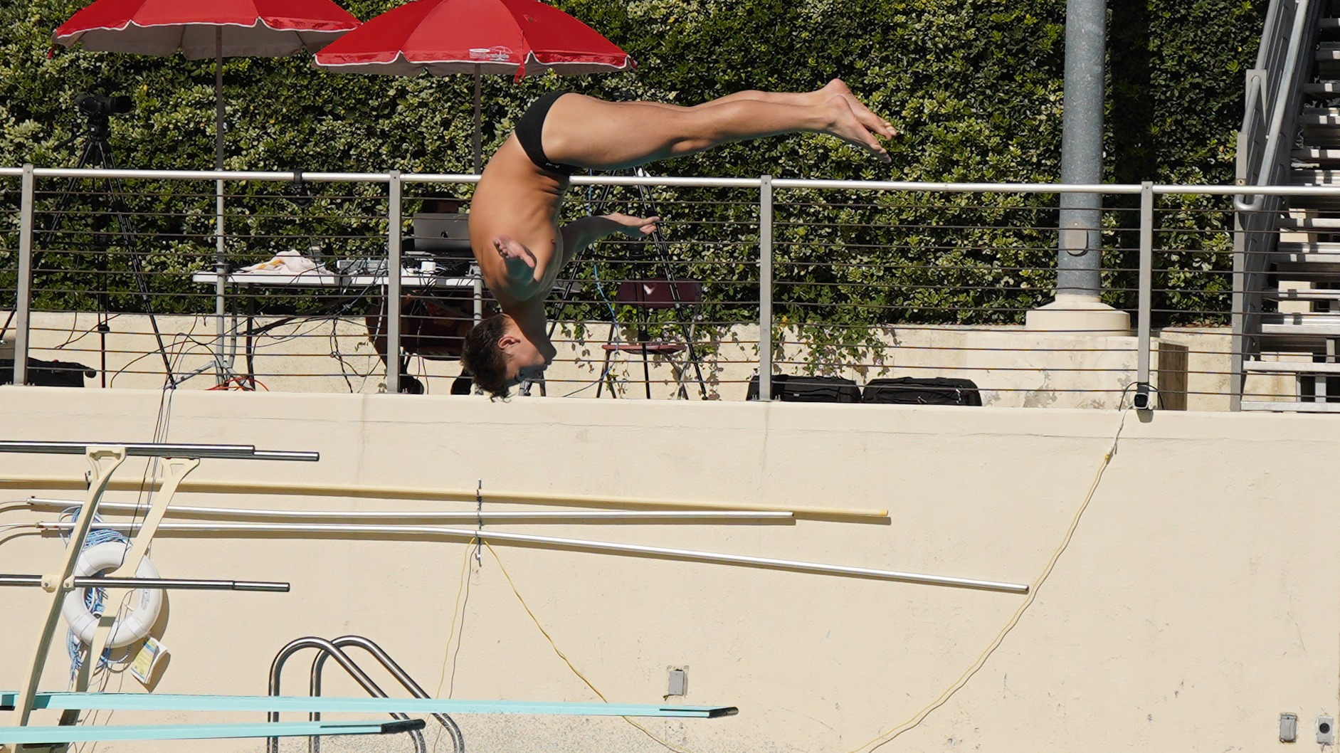 Ethan Sattley on the one-meter dive