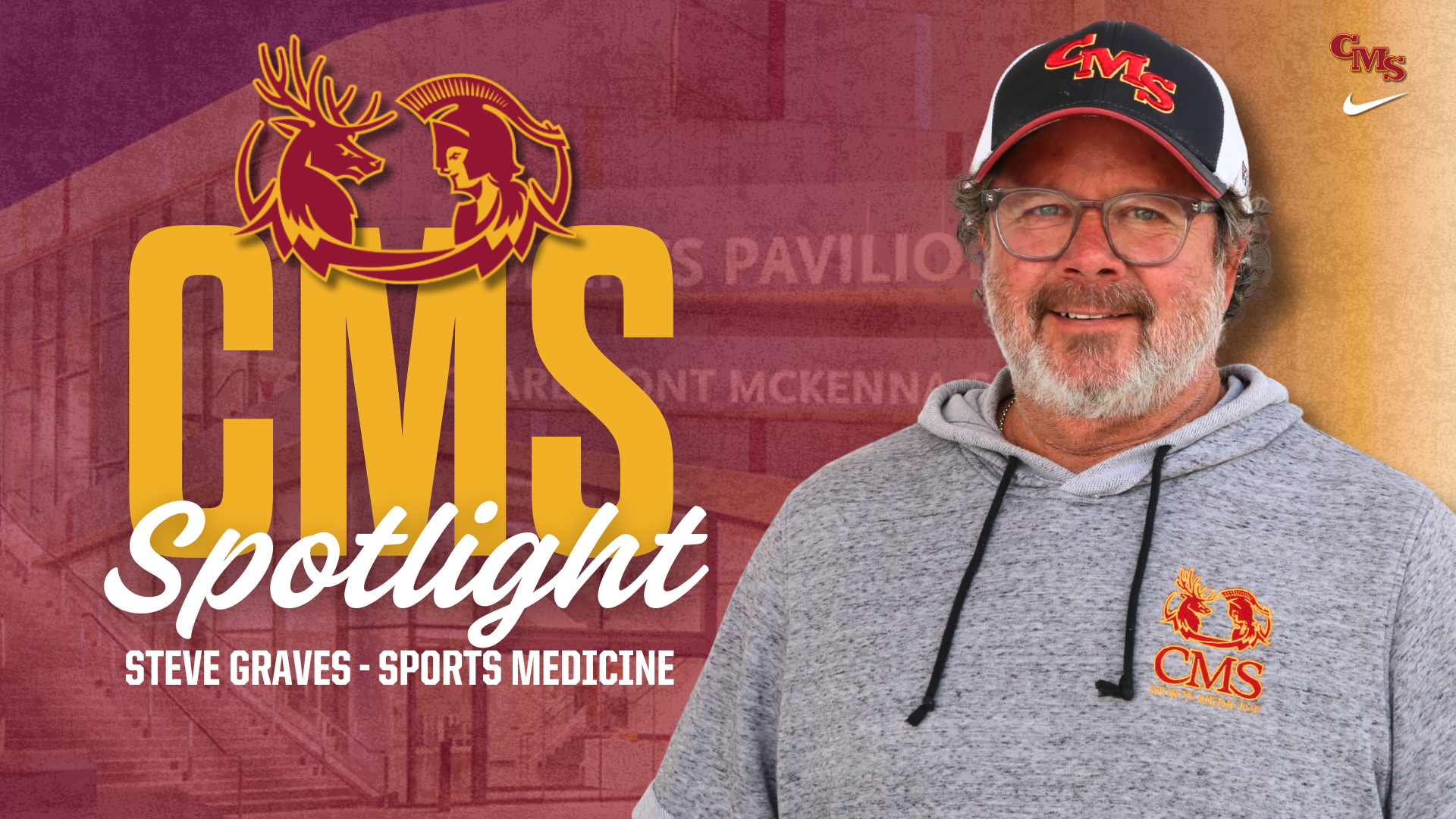 Steve Graves head shot with the words CMS Spotlight