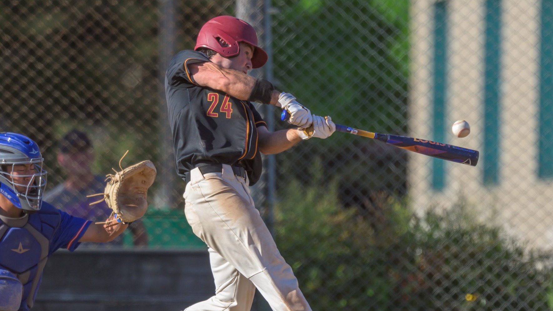 Bryce Didrickson swinging the bat