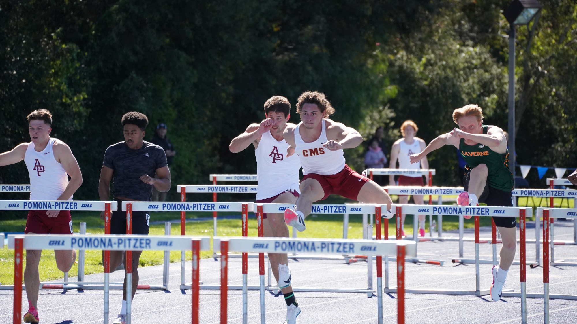 Evan Siegel in the 110 hurdles