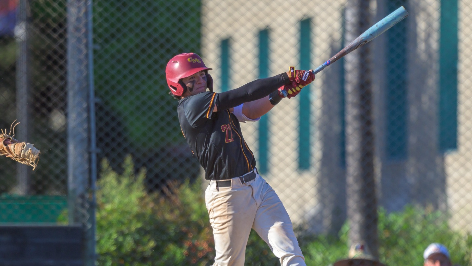 Rider Gordon hitting