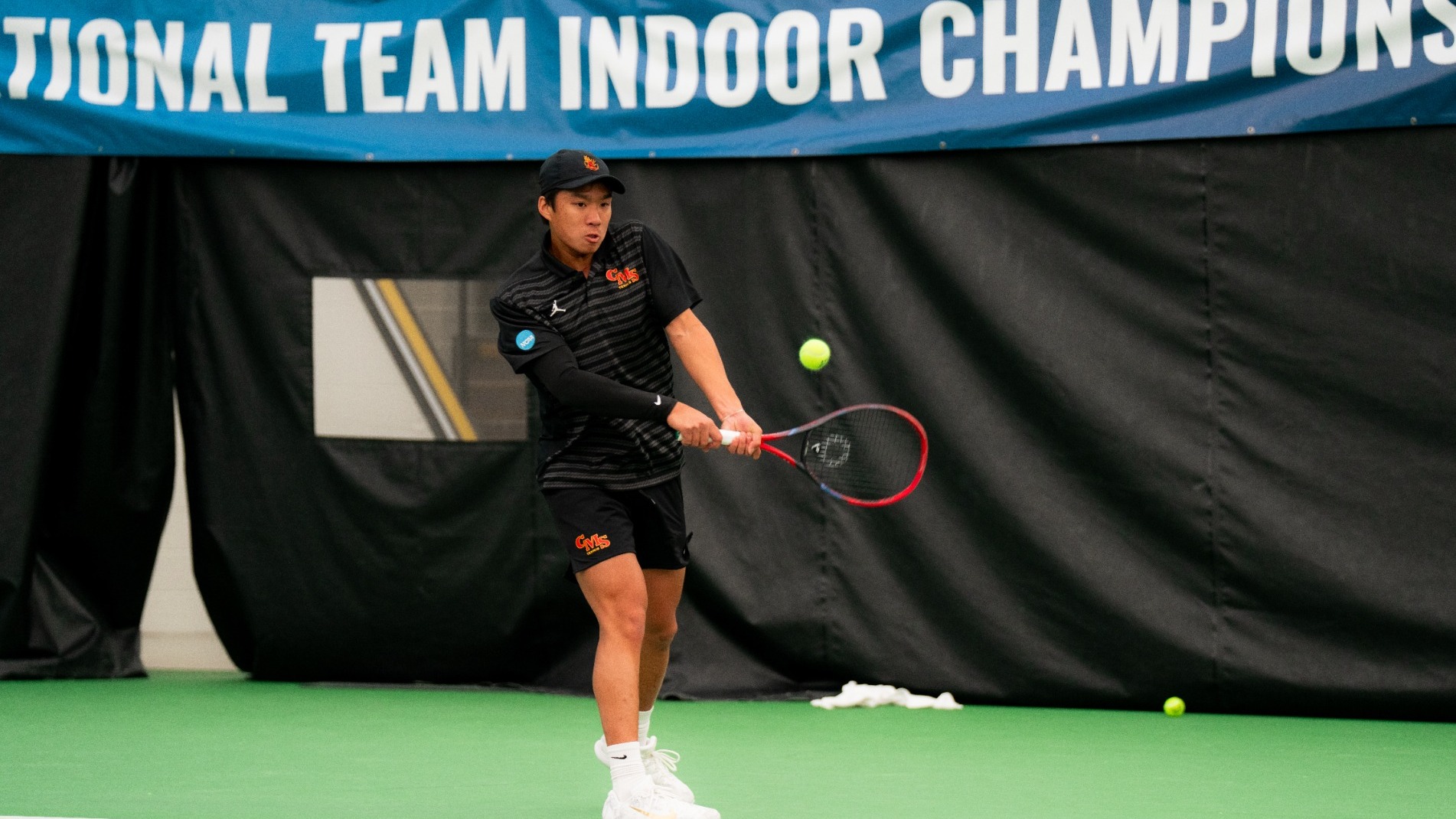 Warren Pham action shot from ITA Indoors