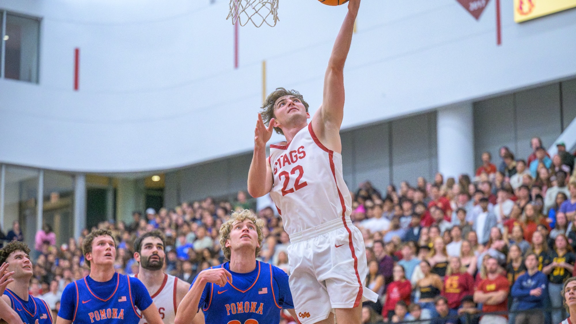 Will Householter shooting a layup