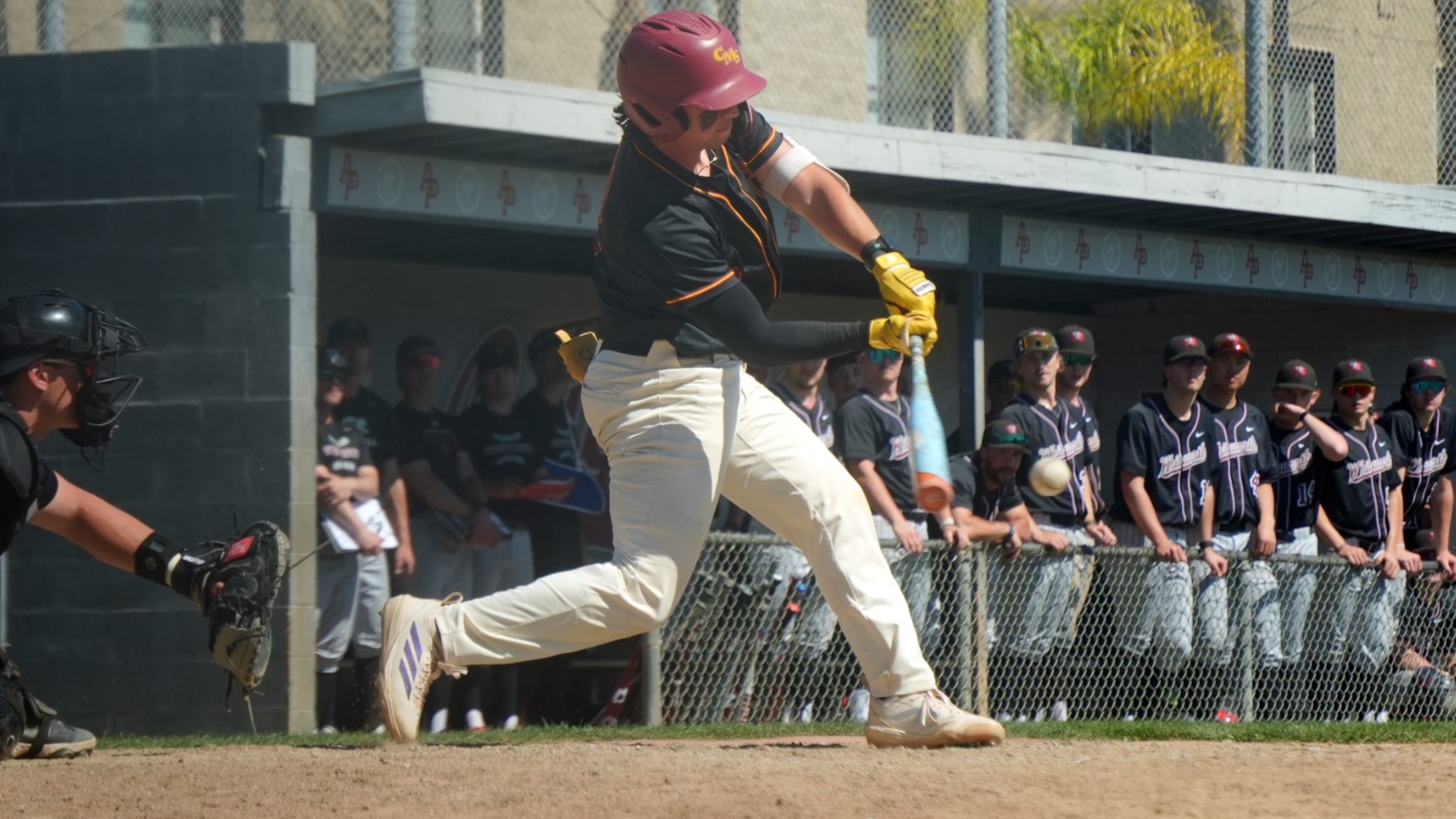 Rider Gordon hitting