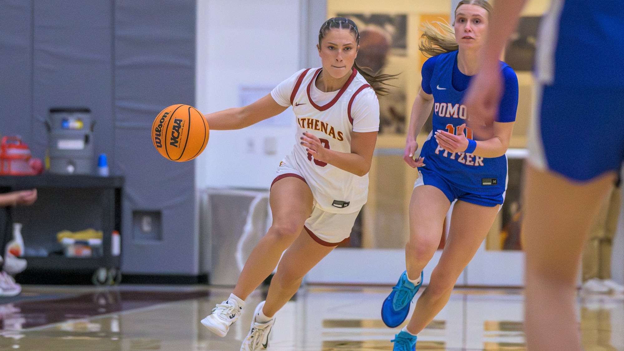 Caleigh Edwards dribbling