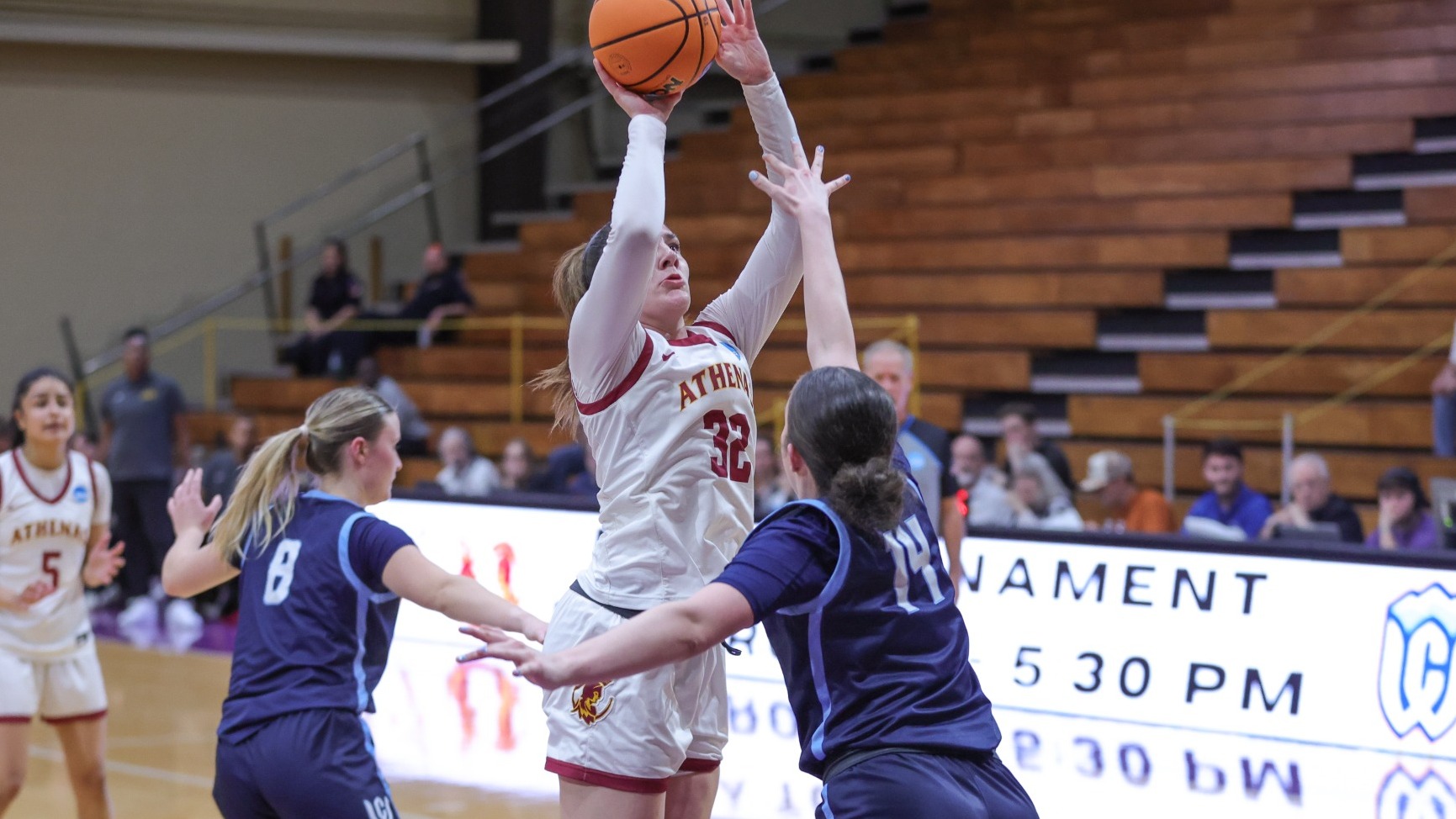 Katie Resendiz shooting a jumper