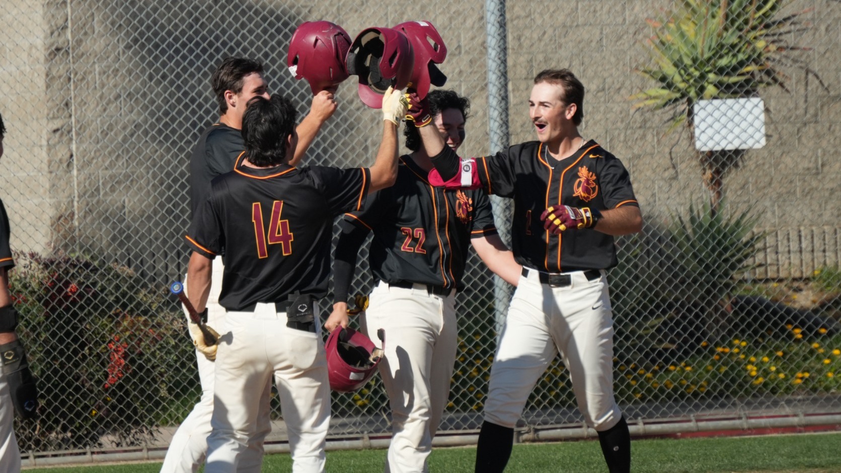 Dillon Martin celebrating
