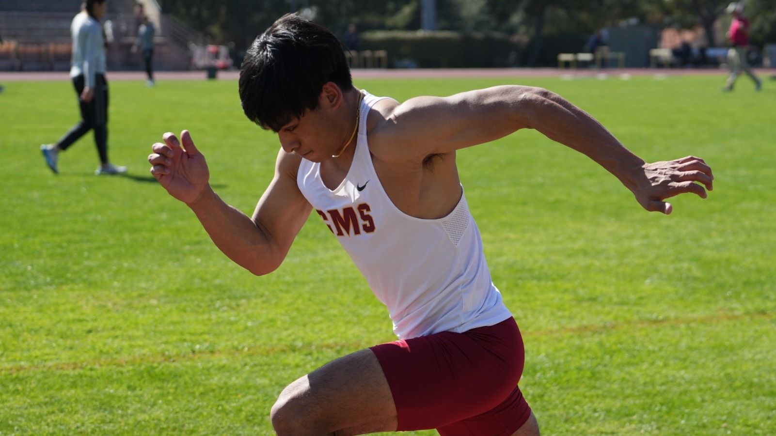 Colin Lakkaraju heading down the runway
