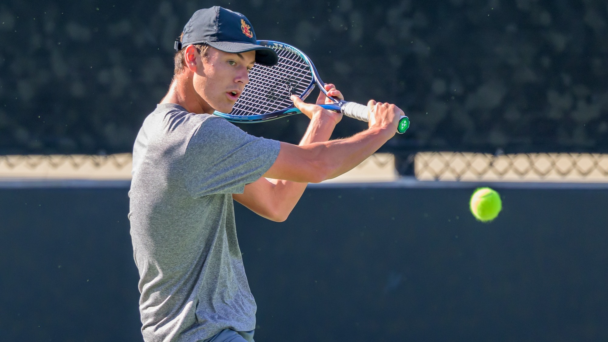 Caleb Settles action shot