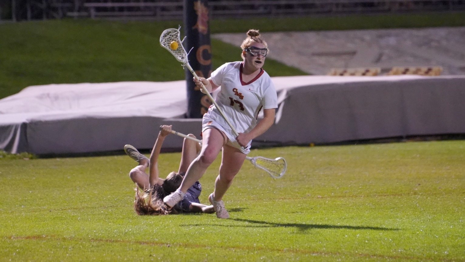 Ella Seidel making a move towards the goal