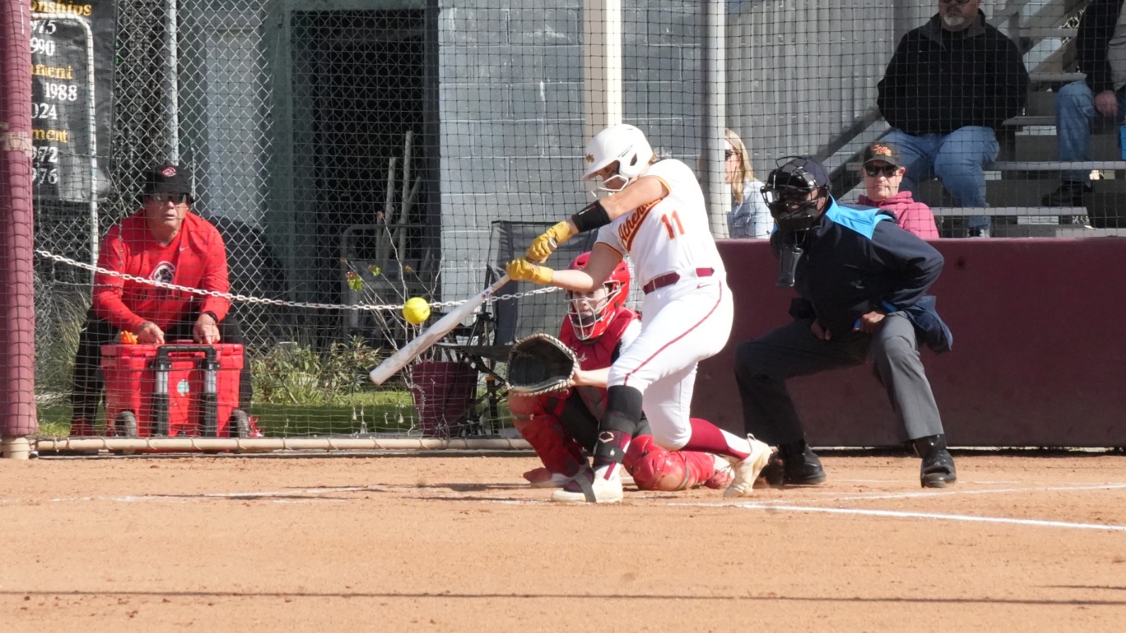 Alex Wedemeyer hitting