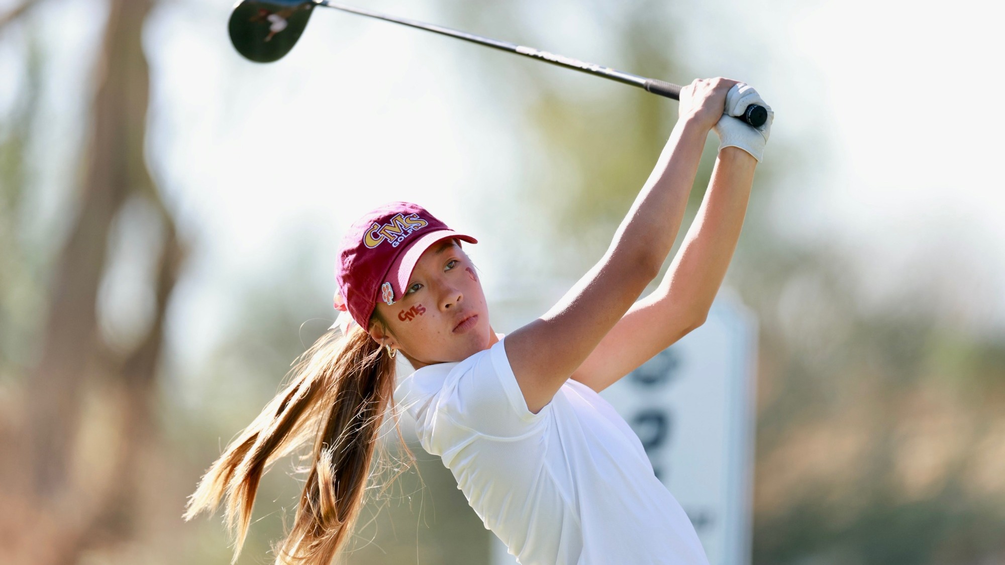 Precilla Tea tee shot