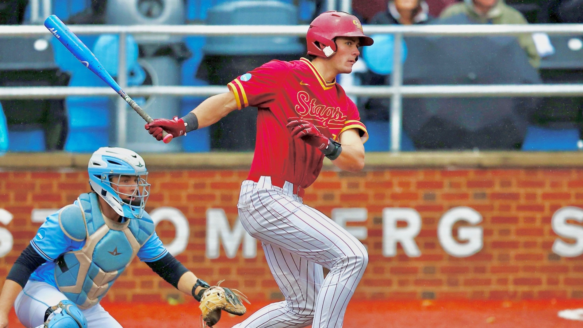 Alex Henderson hitting