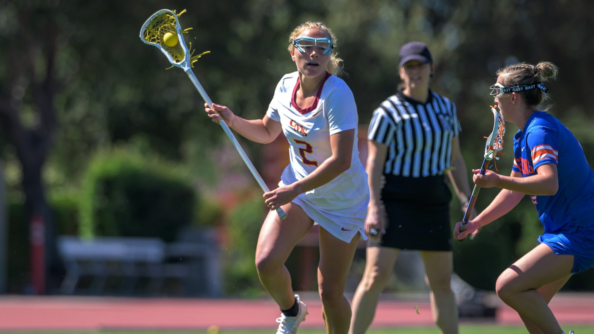 Cate Lewison attacking