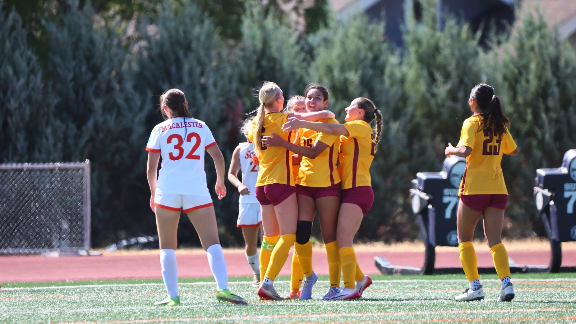 CMS celebrates the game-winner
