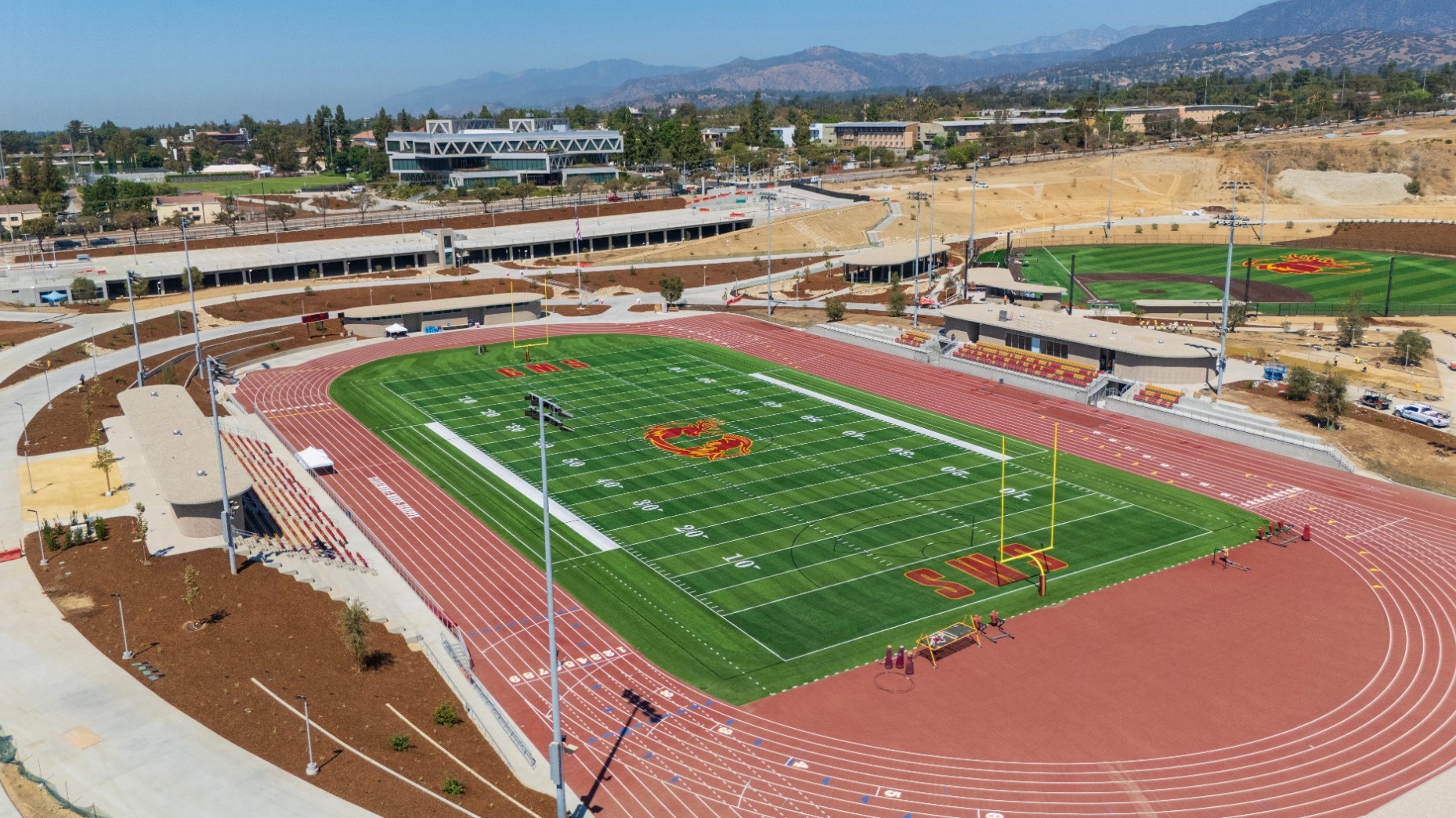 Rogan Stadium drone shot