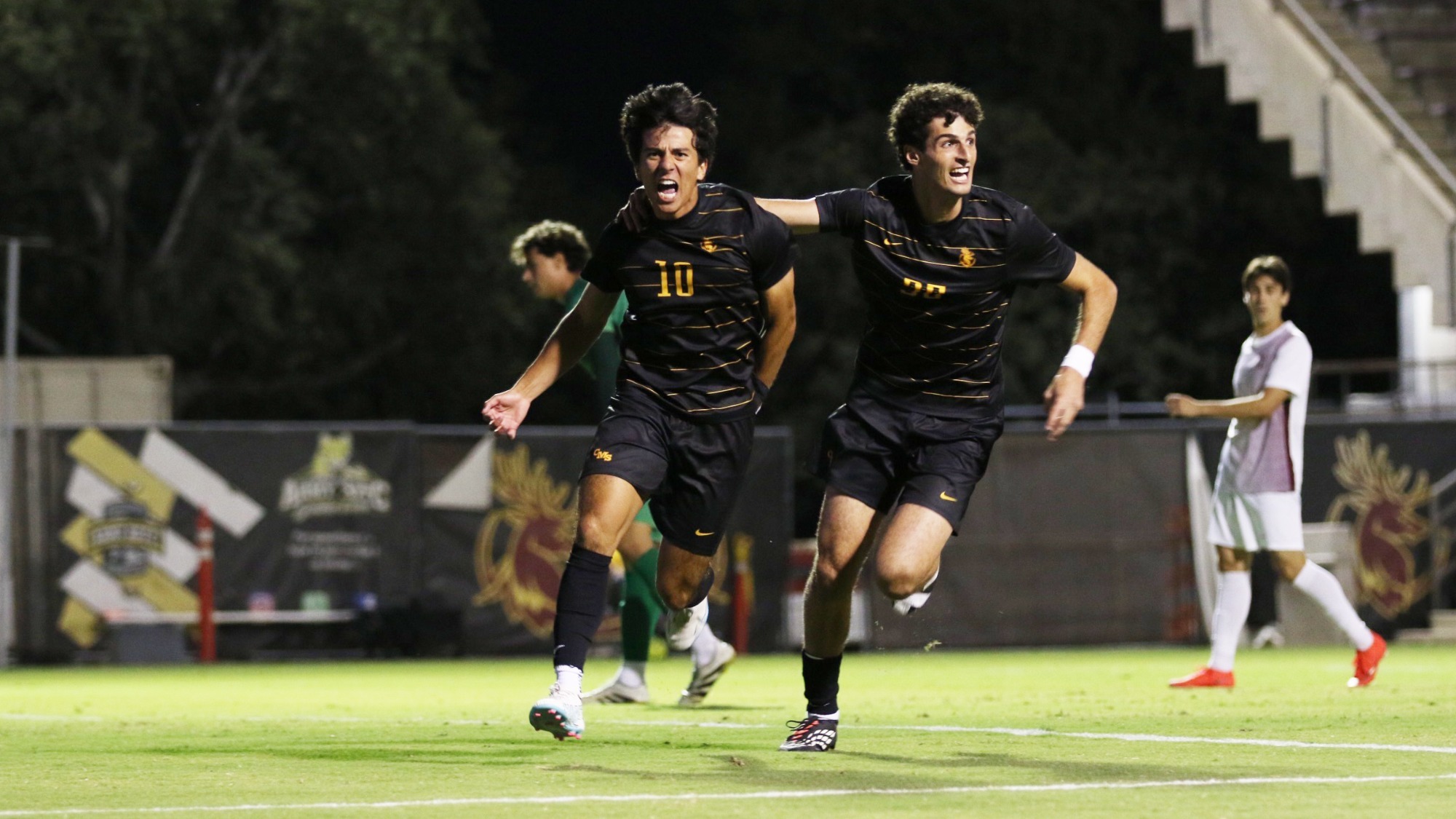 Collin Ross celebrating a goal