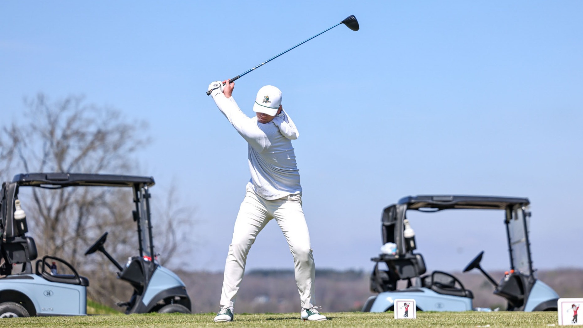 Trace Gibson tees off at Austin Peay Intercollegiate