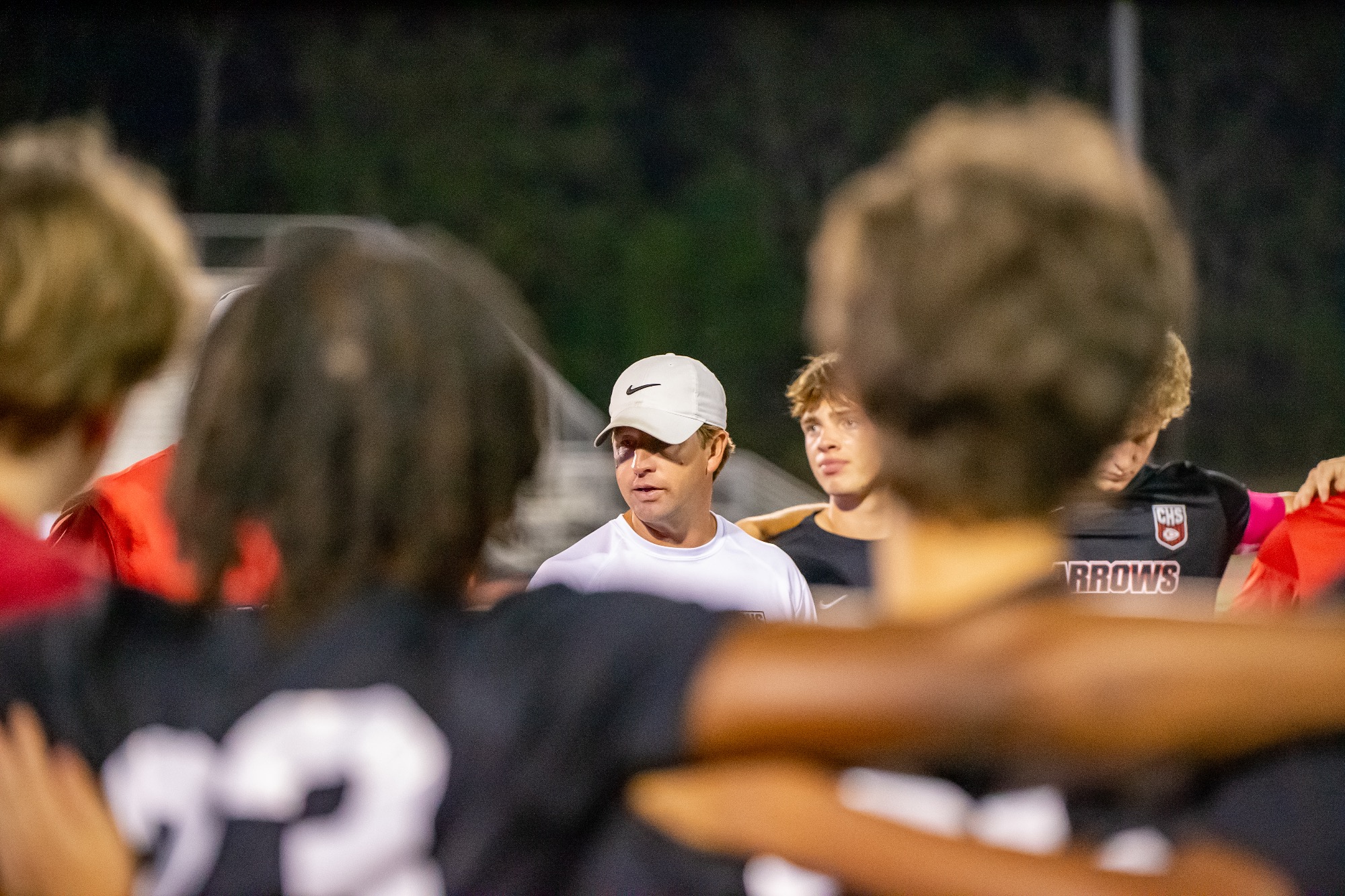 The Clinton High School Men's Soccer team kept its spirits high with a resounding win over the Choctaw Central Warriors on Tuesday, Nov. 12. Wes Ambrose and Juan Parades scored two goals apiece, and five other Arrows scored in the 9-0 rout of the Warriors that was called at the 50th minute due to the Mississippi High School Activities Association (MHSAA) mercy rule at Arrow Field.