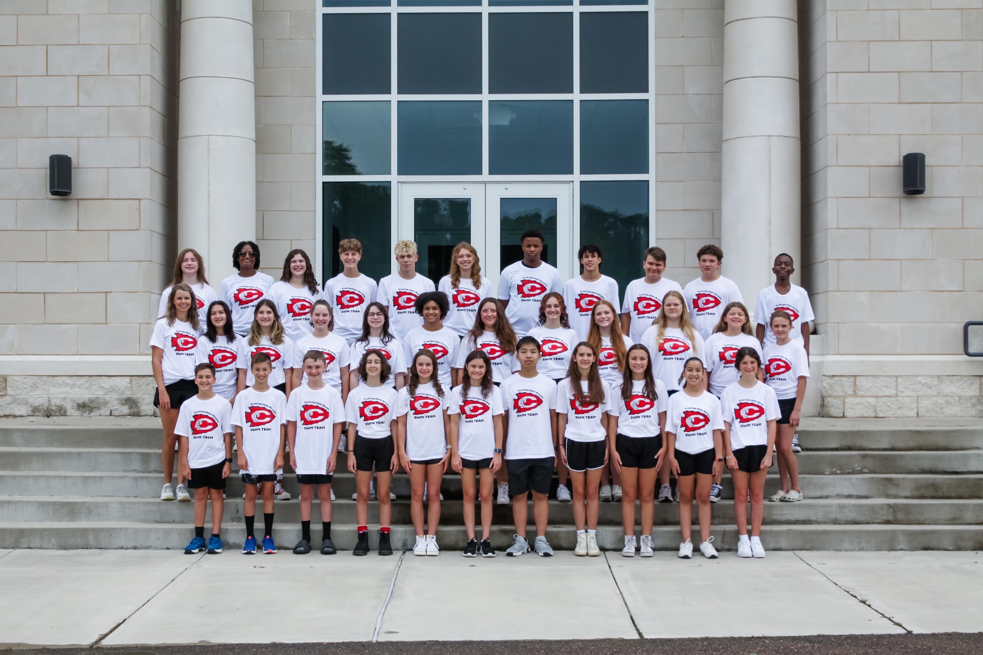 The Clinton Arrow Swim Team