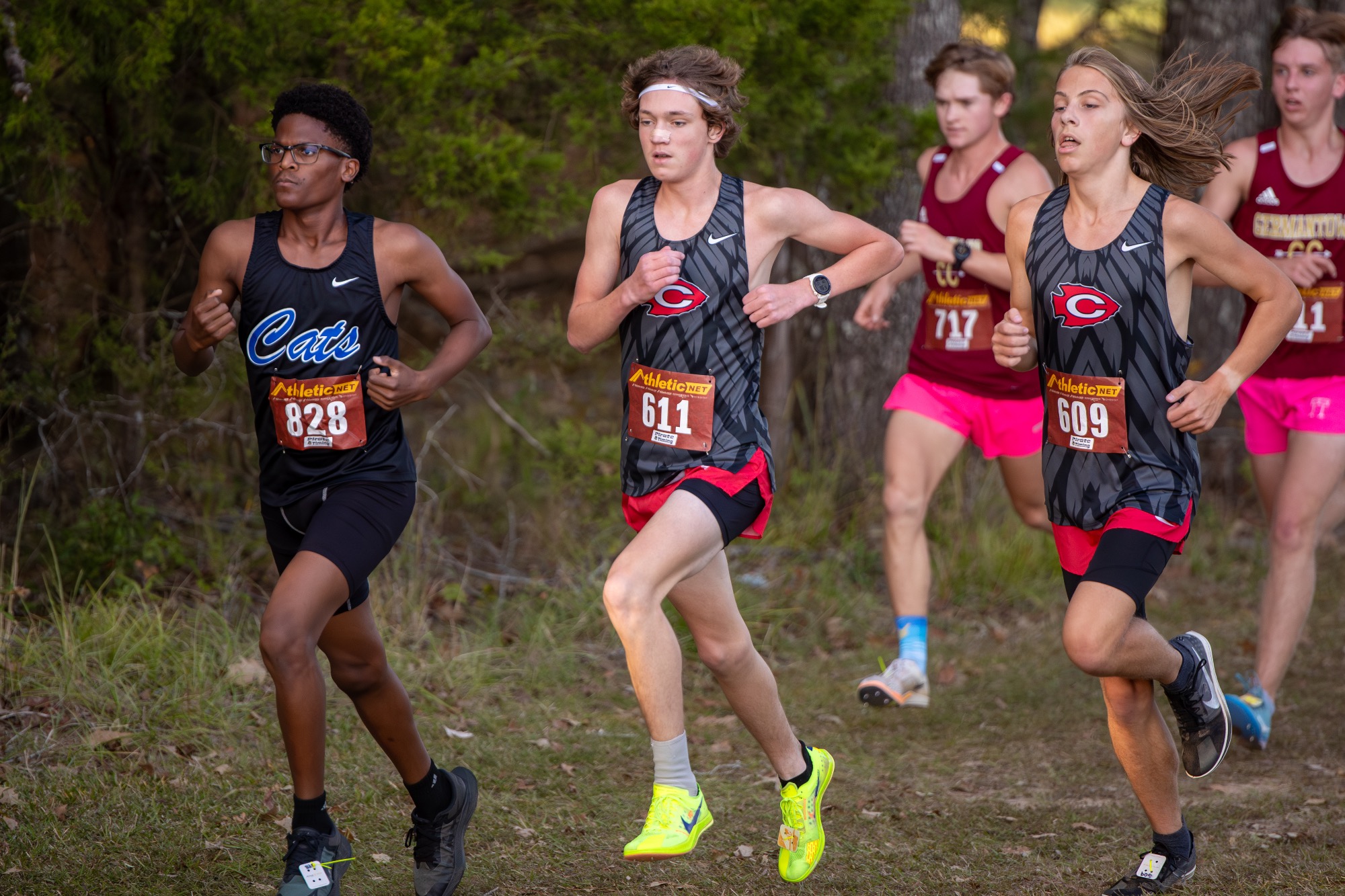 The Clinton Arrow Girls' and Boys' Cross Country teams participated in the MHSAA Super Regional Meet at Choctaw Trails.