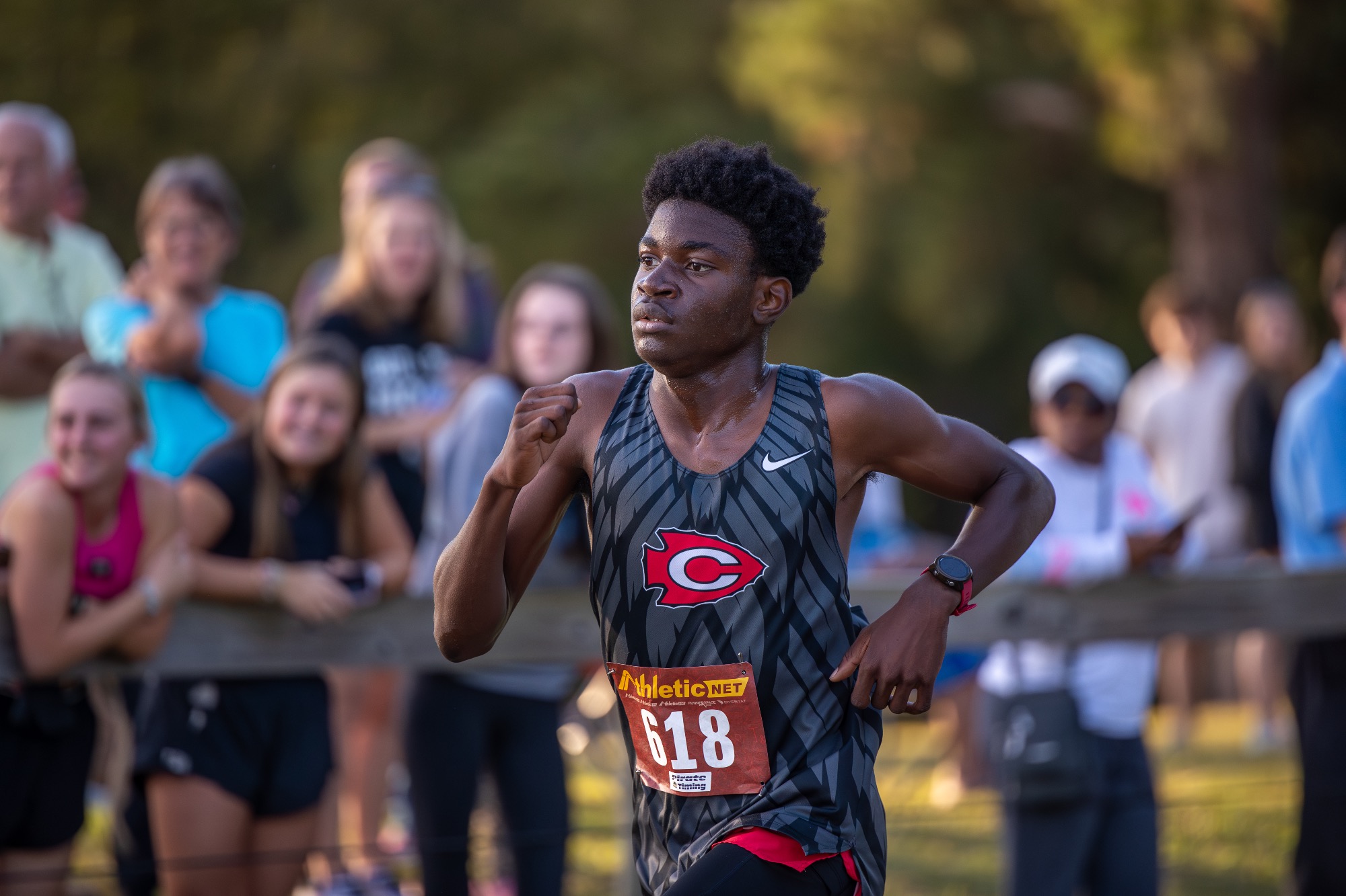The Clinton Arrow Girls' and Boys' Cross Country teams participated in the MHSAA Super Regional Meet at Choctaw Trails.
