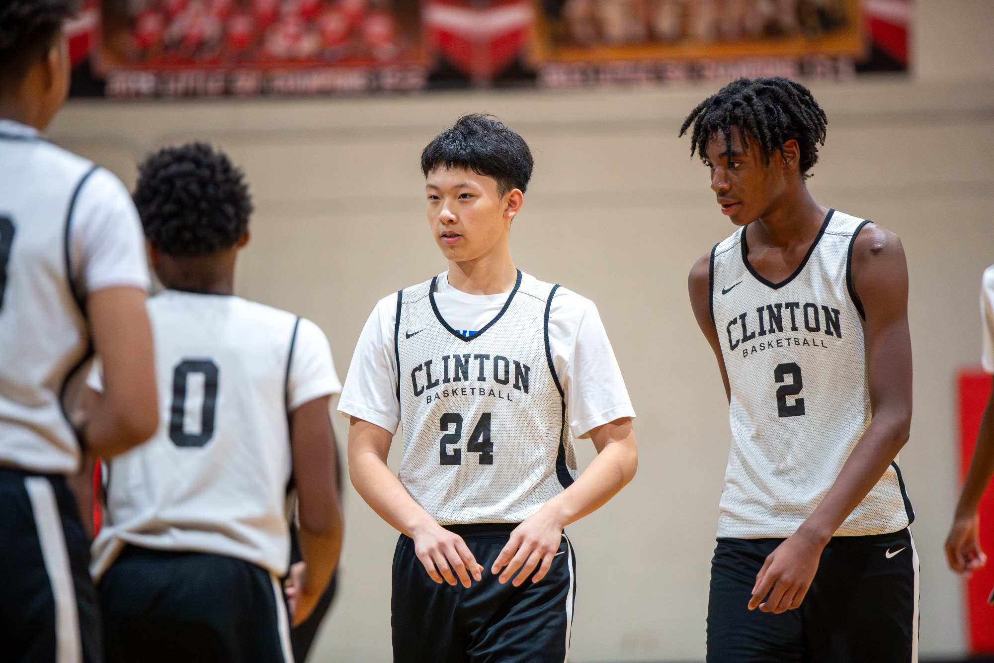 Clinton Junior High Basketball played their first home game against Brandon.