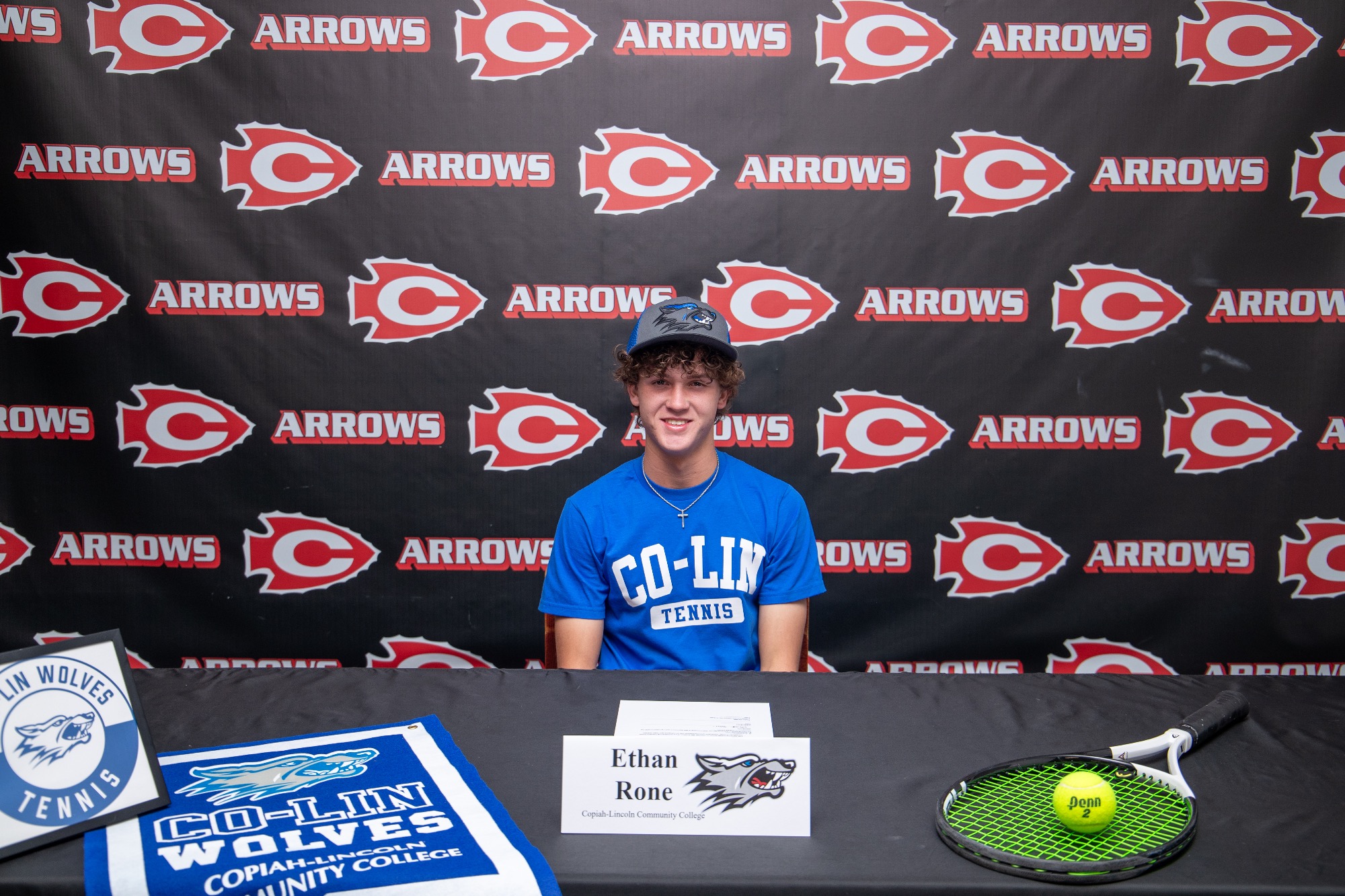 Ethan Rone commits to continue his tennis career at Copiah-Lincoln Community College.