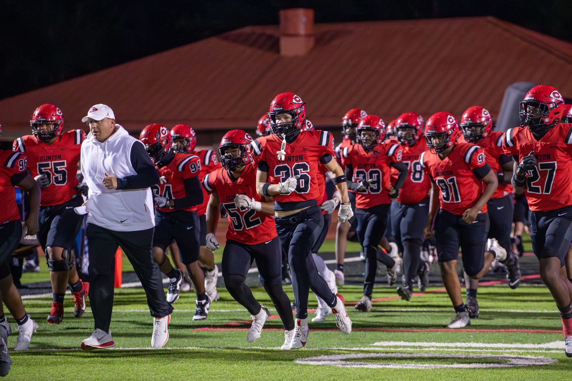 Clinton Arrow Football competes against Germantown Mavericks in their last home game of the 2025 season.