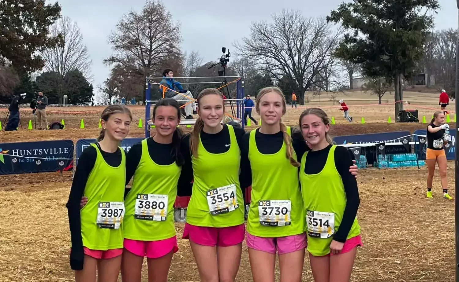 Lady Arrows at RunningLane Championships in Huntsville, Ala.