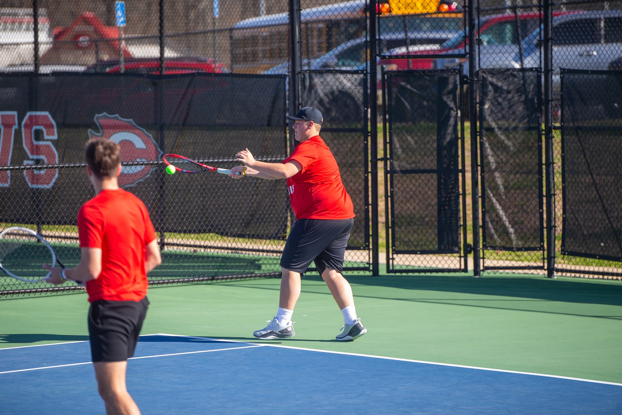 Arrow Tennis took on Starkville Saturday on Clinton Campus. 
