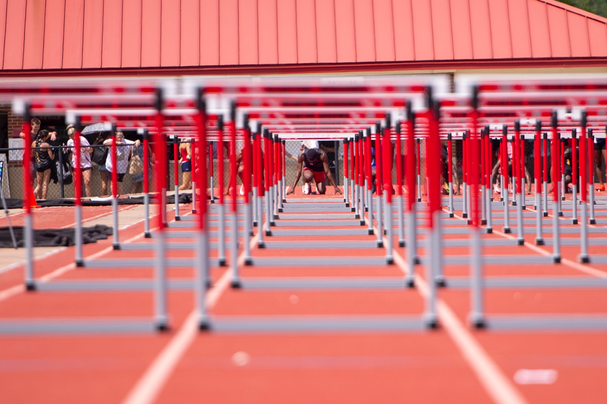 The Clinton Track and Field team received first place for the Region 2-7A North State Championship at Arrow Field. 