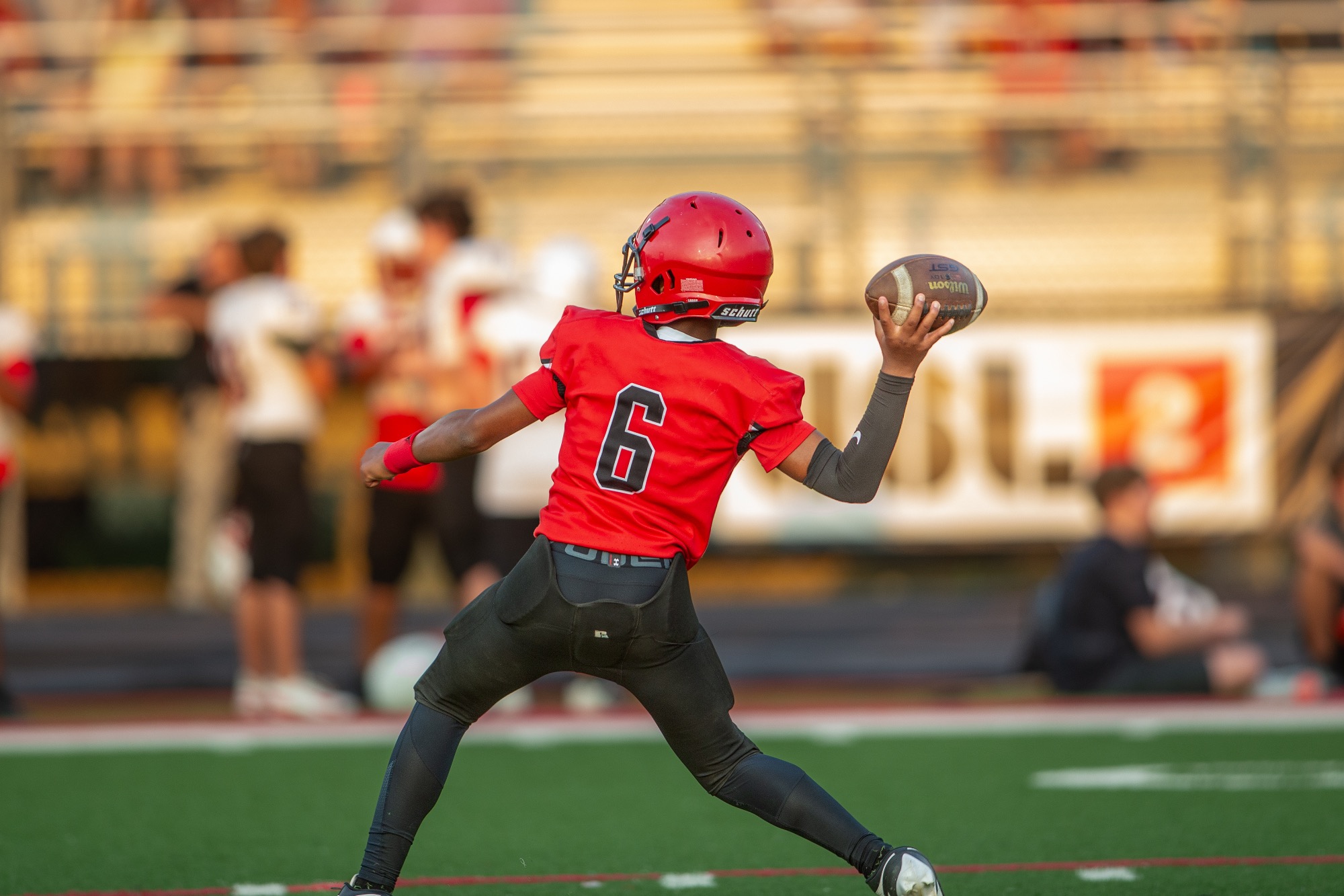 Clinton's 7th-Grade Football team started the fall season with a 14-0 win against the Brandon Bulldogs.